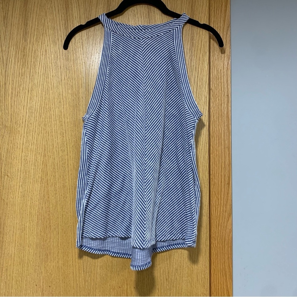 W5 Sleeveless Striped Tank - Size Large